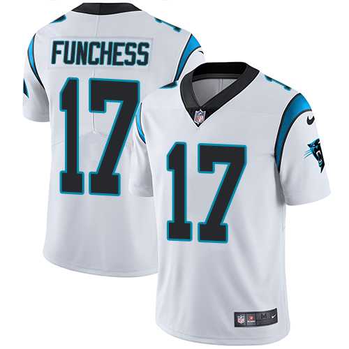 Youth Nike Carolina Panthers #17 Devin Funchess White Stitched NFL Vapor Untouchable Limited Jersey