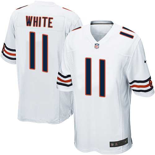 Youth Nike Chicago Bears #11 Kevin White White Stitched NFL Elite Jersey