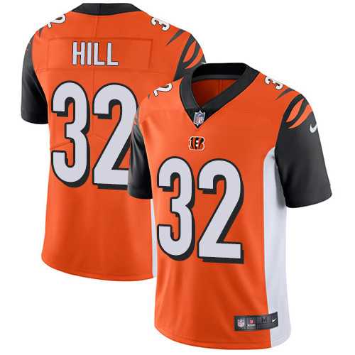 Youth Nike Cincinnati Bengals #32 Jeremy Hill Orange Alternate Stitched NFL Vapor Untouchable Limited Jersey