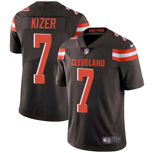 Youth Nike Cleveland Browns #7 DeShone Kizer Brown Team Color Stitched NFL Vapor Untouchable Limited Jersey
