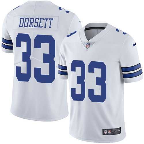 Youth Nike Dallas Cowboys #33 Tony Dorsett White Stitched NFL Vapor Untouchable Limited Jersey
