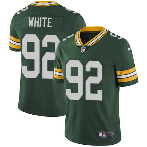Youth Nike Green Bay Packers #92 Reggie White Green Team Color Stitched NFL Vapor Untouchable Limited Jersey