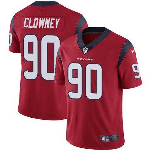 Youth Nike Houston Texans #90 Jadeveon Clowney Red Alternate Stitched NFL Vapor Untouchable Limited Jersey