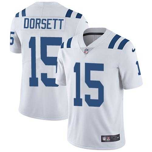 Youth Nike Indianapolis Colts #15 Phillip Dorsett White Stitched NFL Vapor Untouchable Limited Jersey