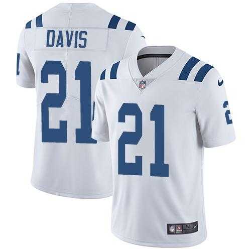 Youth Nike Indianapolis Colts #21 Vontae Davis White Stitched NFL Vapor Untouchable Limited Jersey