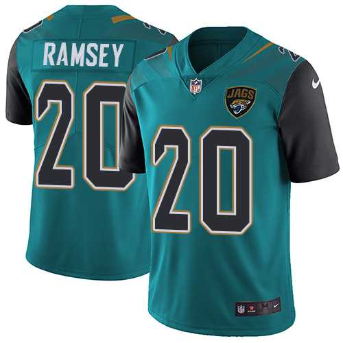 Youth Nike Jacksonville Jaguars #20 Jalen Ramsey Teal Green Team Color Stitched NFL Vapor Untouchable Limited Jersey