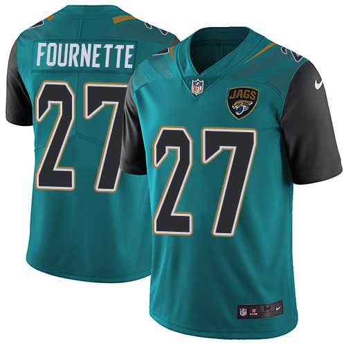 Youth Nike Jacksonville Jaguars #27 Leonard Fournette Teal Green Team Color Stitched NFL Vapor Untouchable Limited Jersey