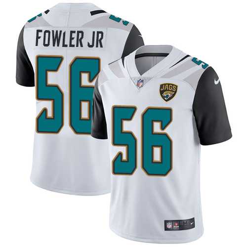 Youth Nike Jacksonville Jaguars #56 Dante Fowler Jr White Stitched NFL Vapor Untouchable Limited Jersey