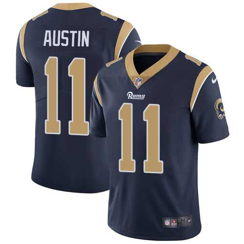 Youth Nike Los Angeles Rams #11 Tavon Austin Navy Blue Team Color Stitched NFL Vapor Untouchable Limited Jersey