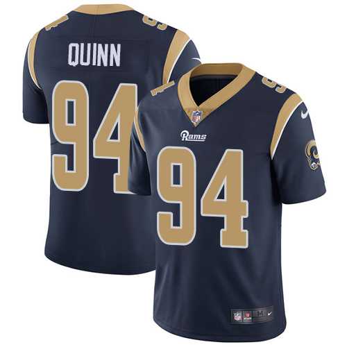 Youth Nike Los Angeles Rams #94 Robert Quinn Navy Blue Team Color Stitched NFL Vapor Untouchable Limited Jersey