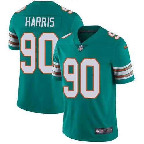 Youth Nike Miami Dolphins #90 Charles Harris Aqua Green Alternate Stitched NFL Vapor Untouchable Limited Jersey