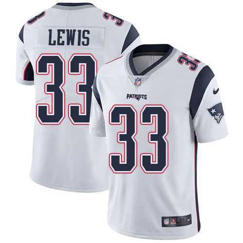 Youth Nike New England Patriots #33 Dion Lewis White Stitched NFL Vapor Untouchable Limited Jersey