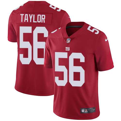 Youth Nike New York Giants #56 Lawrence Taylor Red Alternate Stitched NFL Vapor Untouchable Limited Jersey