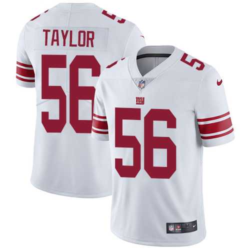 Youth Nike New York Giants #56 Lawrence Taylor White Stitched NFL Vapor Untouchable Limited Jersey
