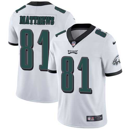 Youth Nike Philadelphia Eagles #81 Jordan Matthews White Youth Stitched NFL Vapor Untouchable Limited Jersey