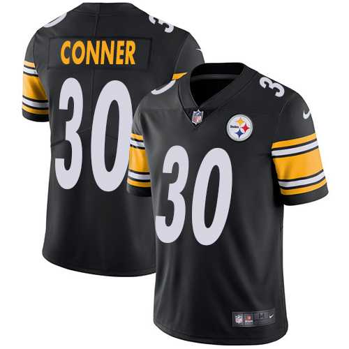 Youth Nike Pittsburgh Steelers #30 James Conner Black Team Color Stitched NFL Vapor Untouchable Limited Jersey