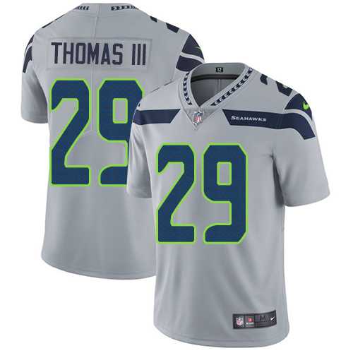Youth Nike Seattle Seahawks #29 Earl Thomas III Grey Alternate Stitched NFL Vapor Untouchable Limited Jersey