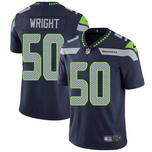 Youth Nike Seattle Seahawks #50 K.J. Wright Steel Blue Team Color Stitched NFL Vapor Untouchable Limited Jersey