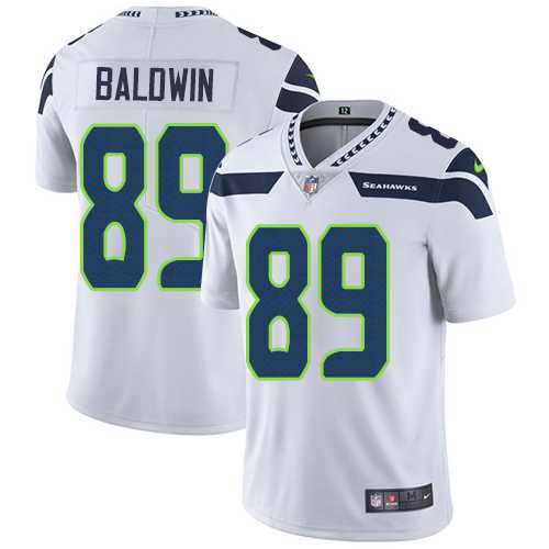 Youth Nike Seattle Seahawks #89 Doug Baldwin White Stitched NFL Vapor Untouchable Limited Jersey