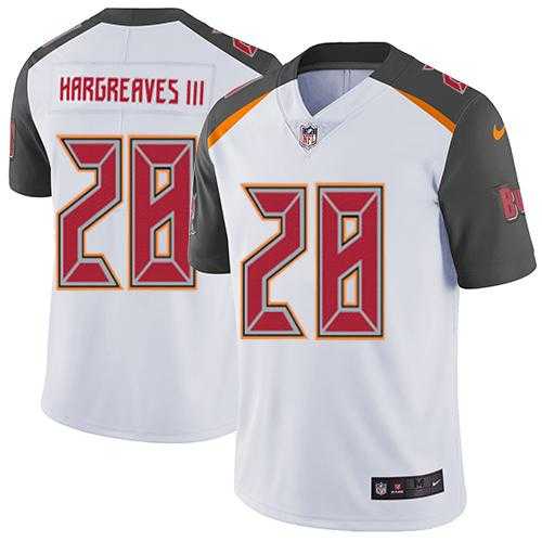 Youth Nike Tampa Bay Buccaneers #28 Vernon Hargreaves III White Stitched NFL Vapor Untouchable Limited Jersey