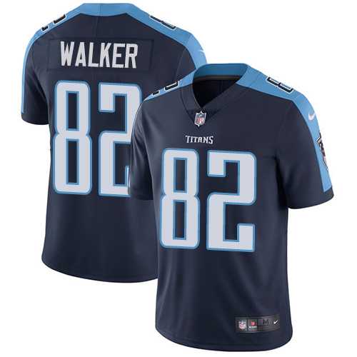 Youth Nike Tennessee Titans #82 Delanie Walker Navy Blue Alternate Stitched NFL Vapor Untouchable Limited Jersey