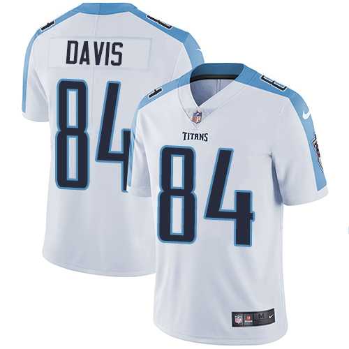 Youth Nike Tennessee Titans #84 Corey Davis White Stitched NFL Vapor Untouchable Limited Jersey