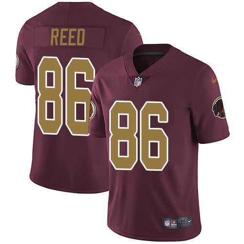 Youth Nike Washington Redskins #86 Jordan Reed Burgundy Red Alternate Stitched NFL Vapor Untouchable Limited Jersey