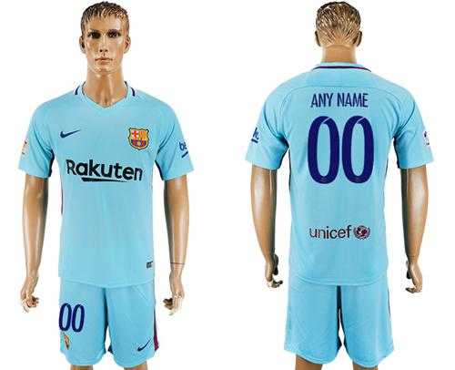 Barcelona Personalized Away Soccer Club Jersey