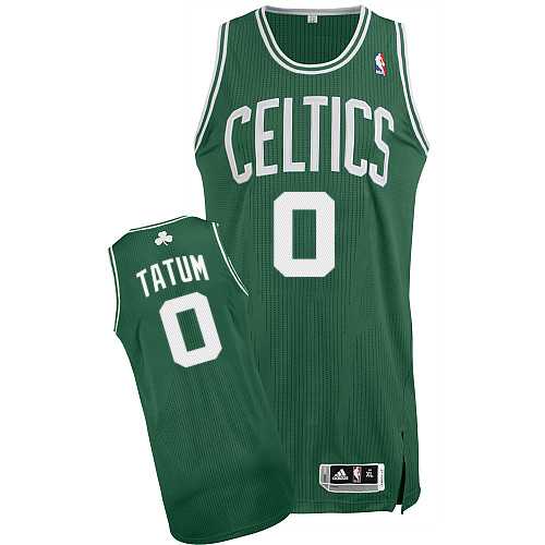 Boston Celtics #0 Jayson Tatum Green Stitched NBA Jersey