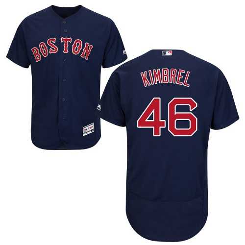 Boston Red Sox #46 Craig Kimbrel Navy Blue Flexbase Authentic Collection Stitched MLB Jersey