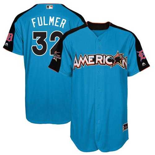 Detroit Tigers #32 Michael Fulmer Blue 2017 All-Star American League Stitched MLB Jersey