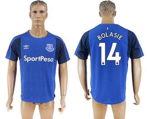 Everton #14 Bolasie Home Soccer Club Jersey