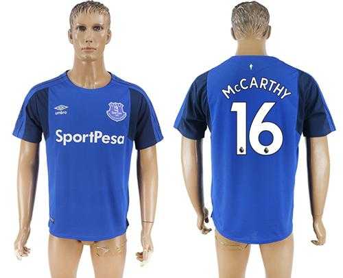Everton #16 Mccarthy Home Soccer Club Jersey