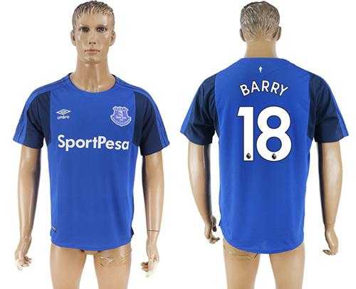 Everton #18 Barry Home Soccer Club Jersey