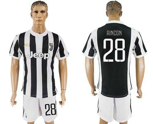 Juventus #28 Rincon Home Soccer Club Jersey