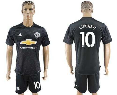 Manchester United #10 Lukaku Away Soccer Club Jersey