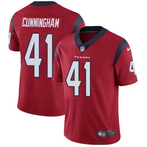 Nike Houston Texans #41 Zach Cunningham Red Alternate Men's Stitched NFL Vapor Untouchable Limited Jersey