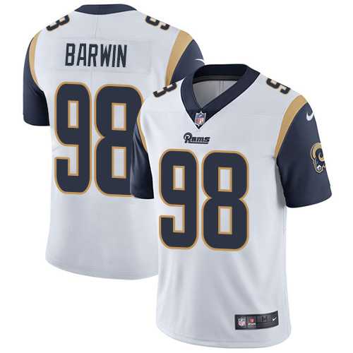 Nike Los Angeles Rams #98 Connor Barwin White Men's Stitched NFL Vapor Untouchable Limited Jersey