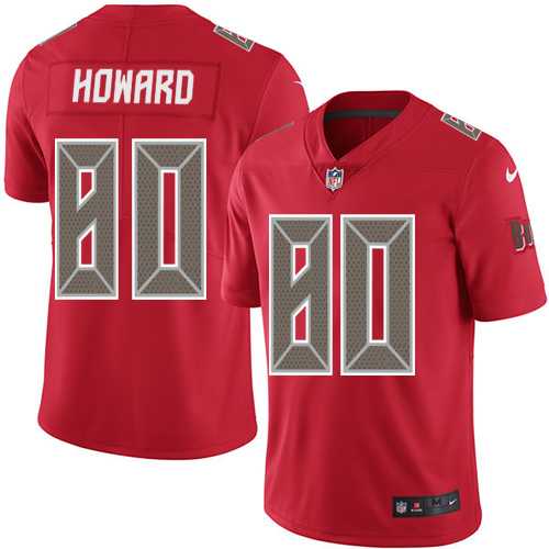 Nike Tampa Bay Buccaneers #80 O. J. Howard Red Men's Stitched NFL Limited Rush Jersey