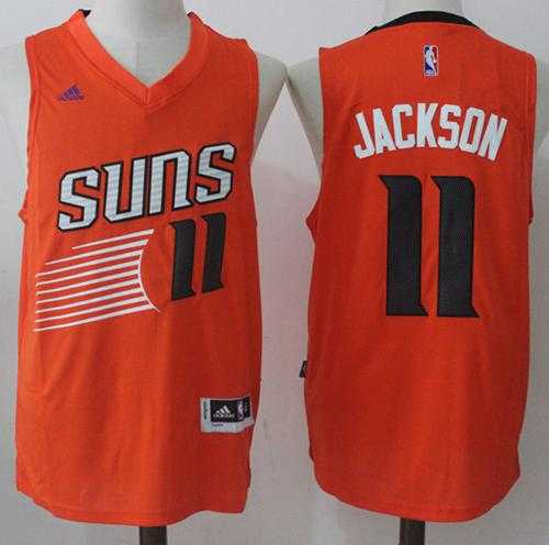 Phoenix Suns #11 Josh Jackson Orange Road Stitched NBA Jersey