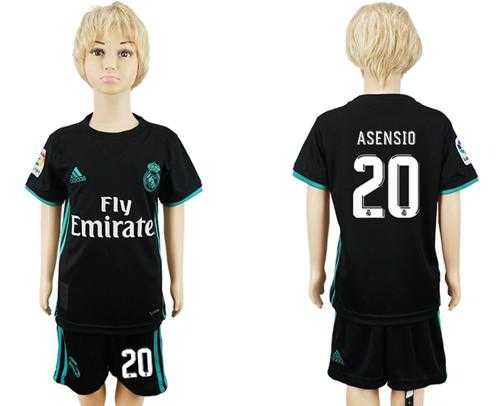 Real Madrid #20 Asensio Away Kid Soccer Club Jersey