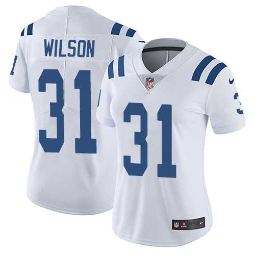 Women's Nike Indianapolis Colts #31 Quincy Wilson White Stitched NFL Vapor Untouchable Limited Jersey