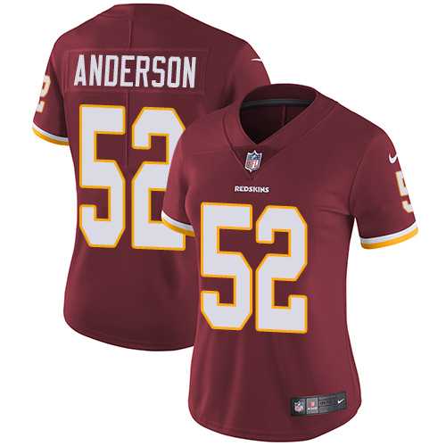 Women's Nike Washington Redskins #52 Ryan Anderson Burgundy Red Team Color Stitched NFL Vapor Untouchable Limited Jersey