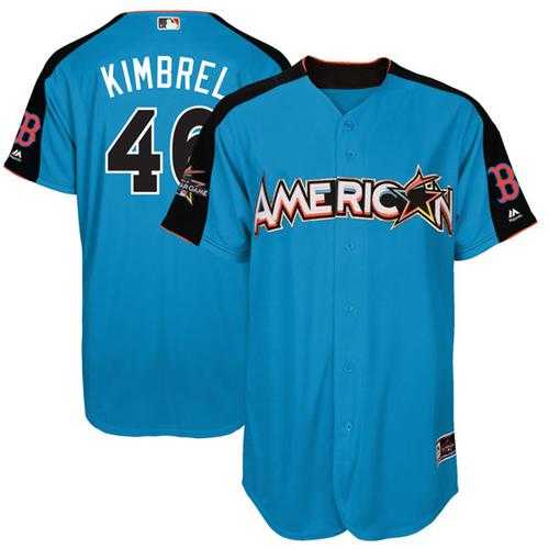 Youth Boston Red Sox #46 Craig Kimbrel Blue 2017 All-Star American League Stitched MLB Jersey
