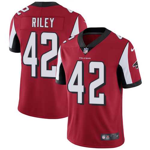 Youth Nike Atlanta Falcons #42 Duke Riley Red Team Color Stitched NFL Vapor Untouchable Limited Jersey