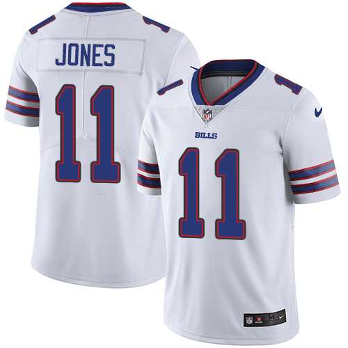 Youth Nike Buffalo Bills #11 Zay Jones White Stitched NFL Vapor Untouchable Limited Jersey