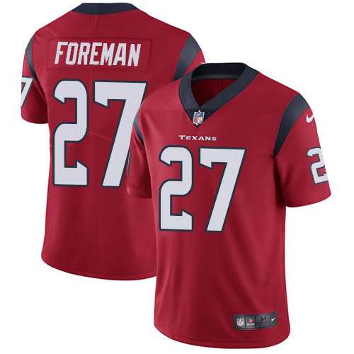 Youth Nike Houston Texans #27 D'Onta Foreman Red Alternate Stitched NFL Vapor Untouchable Limited Jersey