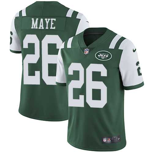 Youth Nike New York Jets #26 Marcus Maye Green Team Color Stitched NFL Vapor Untouchable Limited Jersey