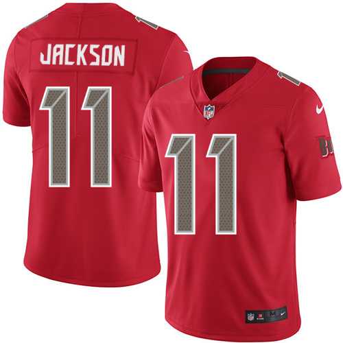 Youth Nike Tampa Bay Buccaneers #11 DeSean Jackson Red Stitched NFL Limited Rush Jersey