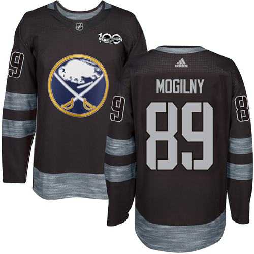 Adidas Buffalo Sabres #89 Alexander Mogilny Black 1917-2017 100th Anniversary Stitched NHL